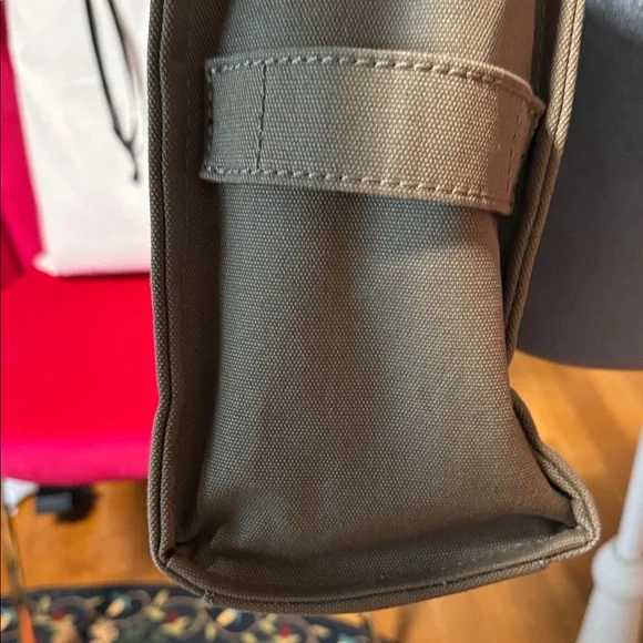 Marc Jacobs Khaki TheTote Bag with White Lettering - Picture 3 of 8